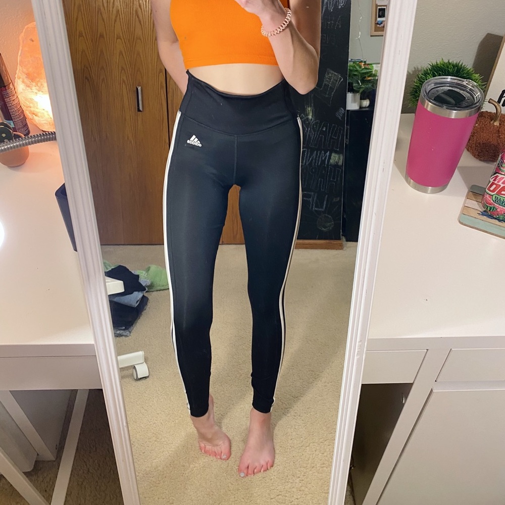Adidas Three Strip Leggings